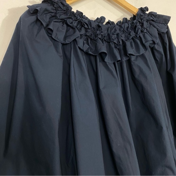 ULLA JOHNSON Olga Ruffled Cotton Blouse - Picture 7 of 13